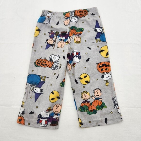 Peanuts Toddler Size 2T Elastic Waist Pull On Halloween PJ Pants - Picture 1 of 3